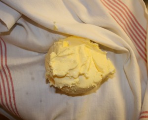 Butter in cloth