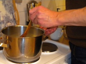Preparing kefir