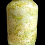 Sauerkraut in jar