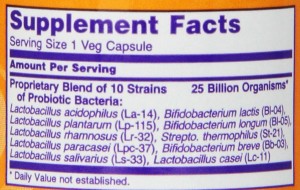 Now foods probiotic