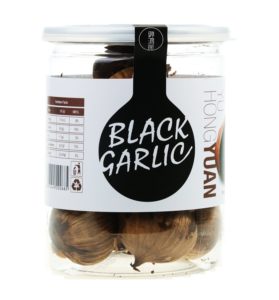 black garlic jar