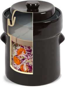 Fermentation crock jar