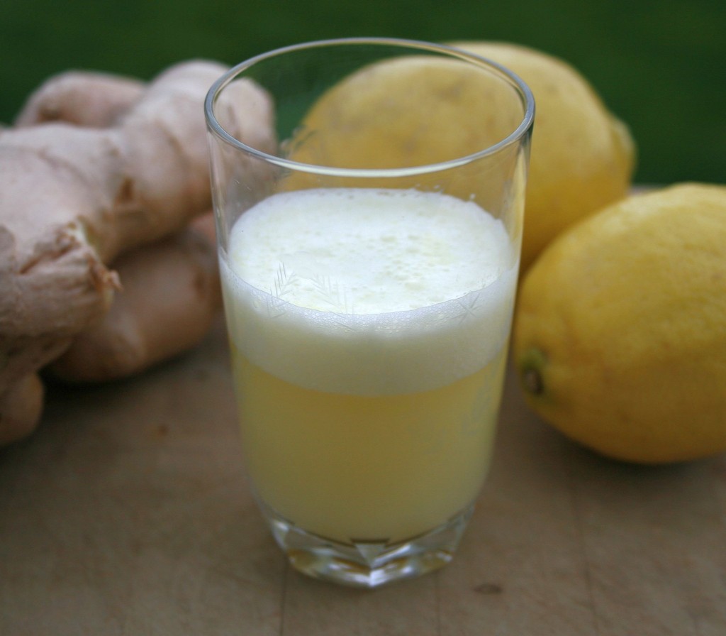 Ginger lemon shot